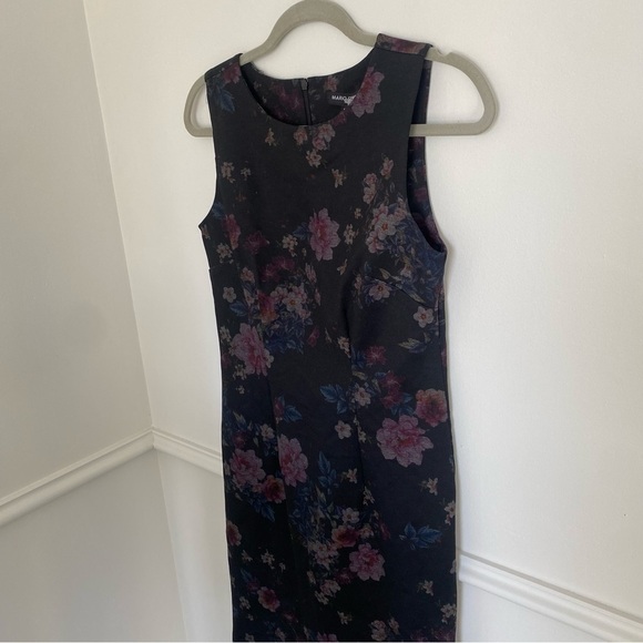 MARIO Serrani Knee Length Shift Floral Dress Medium - Picture 5 of 8